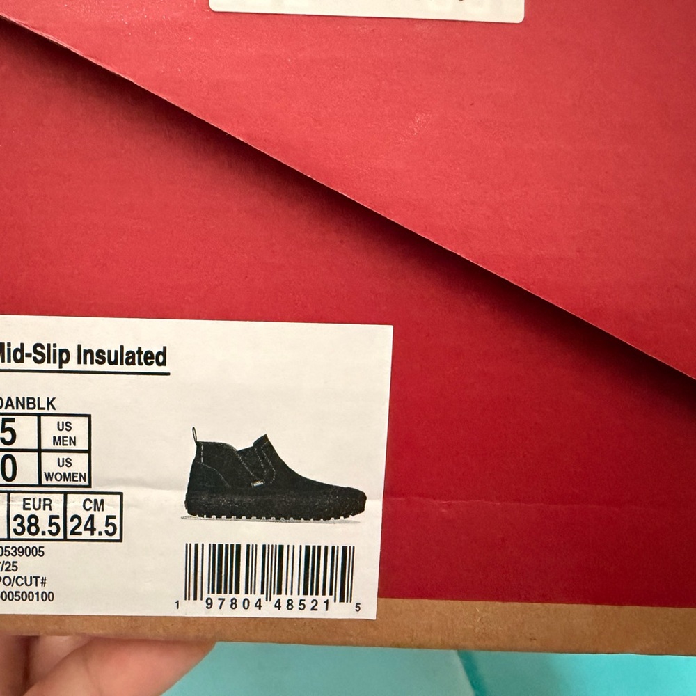 Vans Kids Black Mid-Slip Insulated Boot